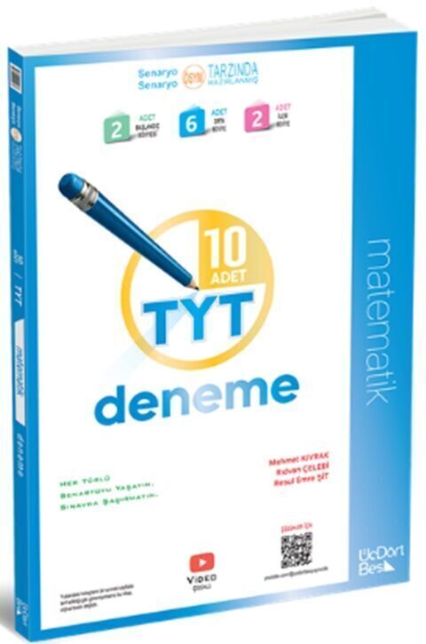 345 Yayınları TYT Matematik 10'lu Deneme