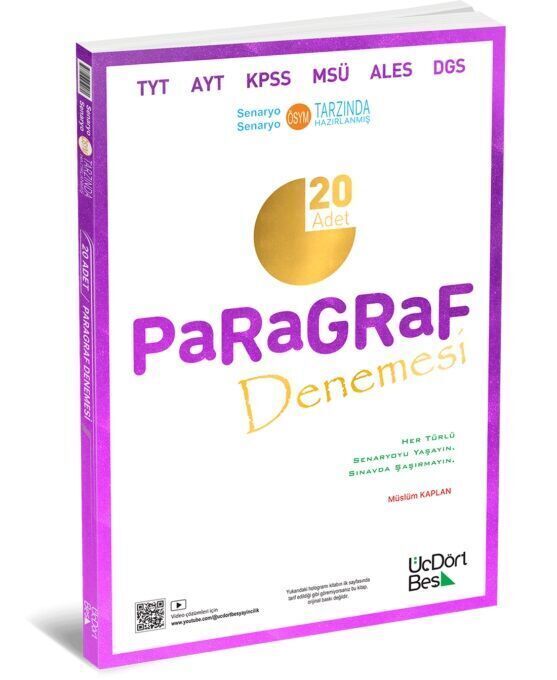 345 Yayınları TYT Paragraf 20'li Deneme