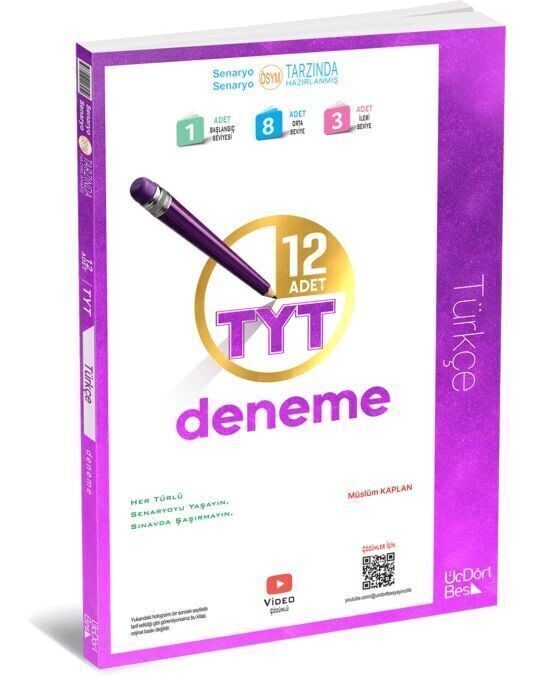 345 Yayınları TYT Türkçe 12'li Deneme