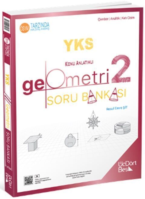 345 Yayınları TYT-AYT Geometri Soru Bankası 2. Kitap