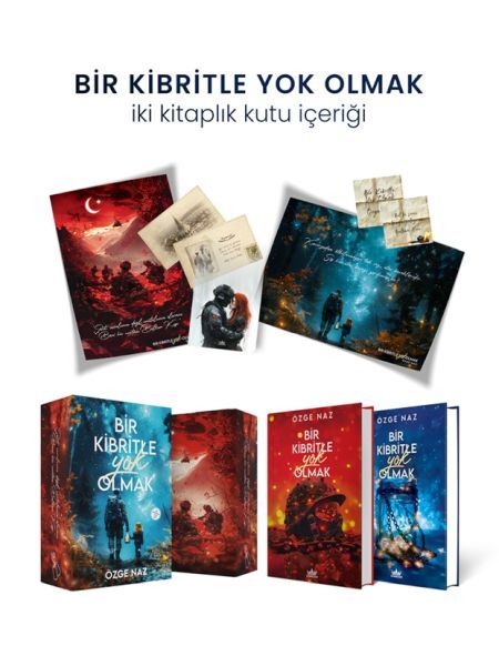 Bir Kibritle Yok Olmak İki Kitaplık Hediyeli Özel Kutu Ciltli