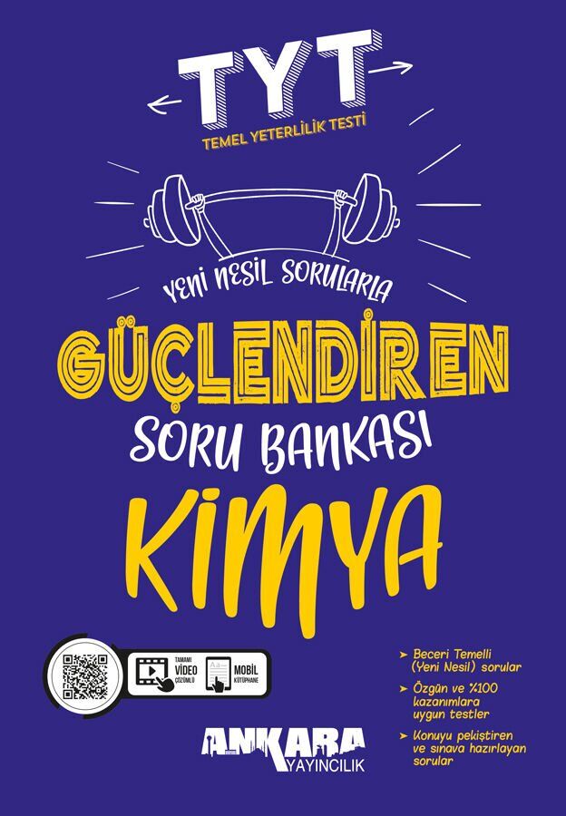 Ankara Yayınları Tyt Kimya Güçlendiren Soru Bankası
