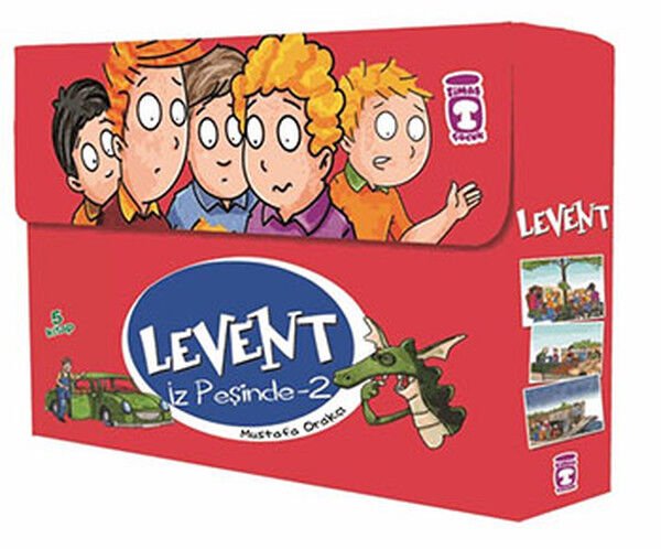 Levent İz Peşinde 2 Set - (5 Kitap)