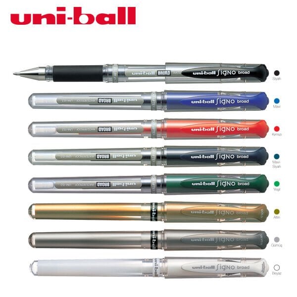 Uniball Signo Broad İmza Kalemi 1.0mm Mavi 12li