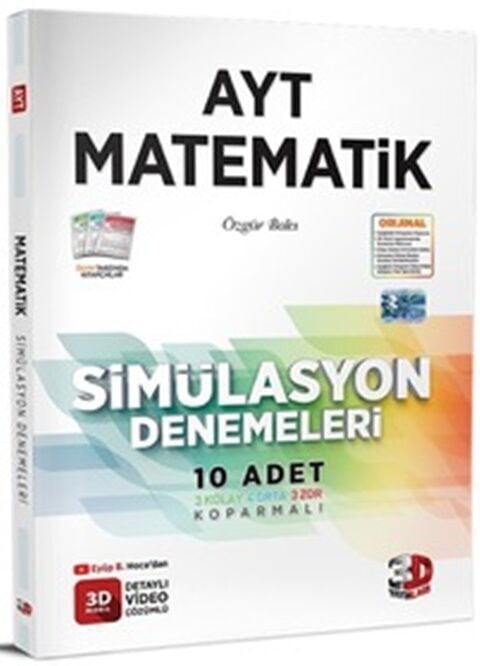 3D Yayınları AYT Matematik Deneme Simülasyon