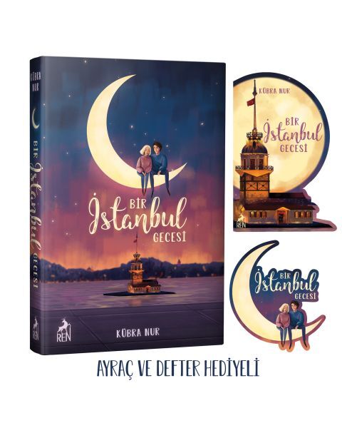 Bir İstanbul Gecesi Ciltli Ayraç Hediyeli