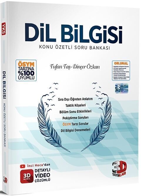 3D Yayınları TYT Dil Bilgisi Soru Bankası