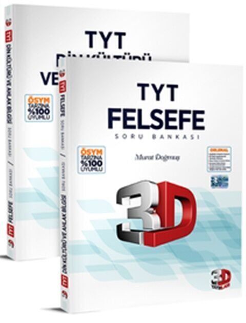 3D Yayınları TYT Felsefe Ve Din Kültürü Soru Bankası