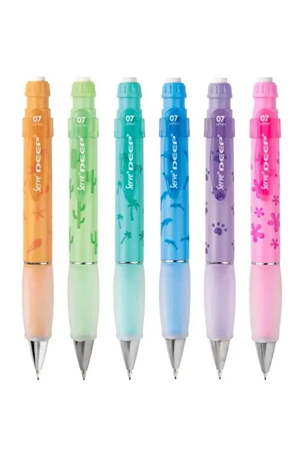 Serve Versatil Kalem (Mekanik Kurşun Kalem) Deep 0.7 Mm Doğa Serisi Renk Çeşitleri Adet