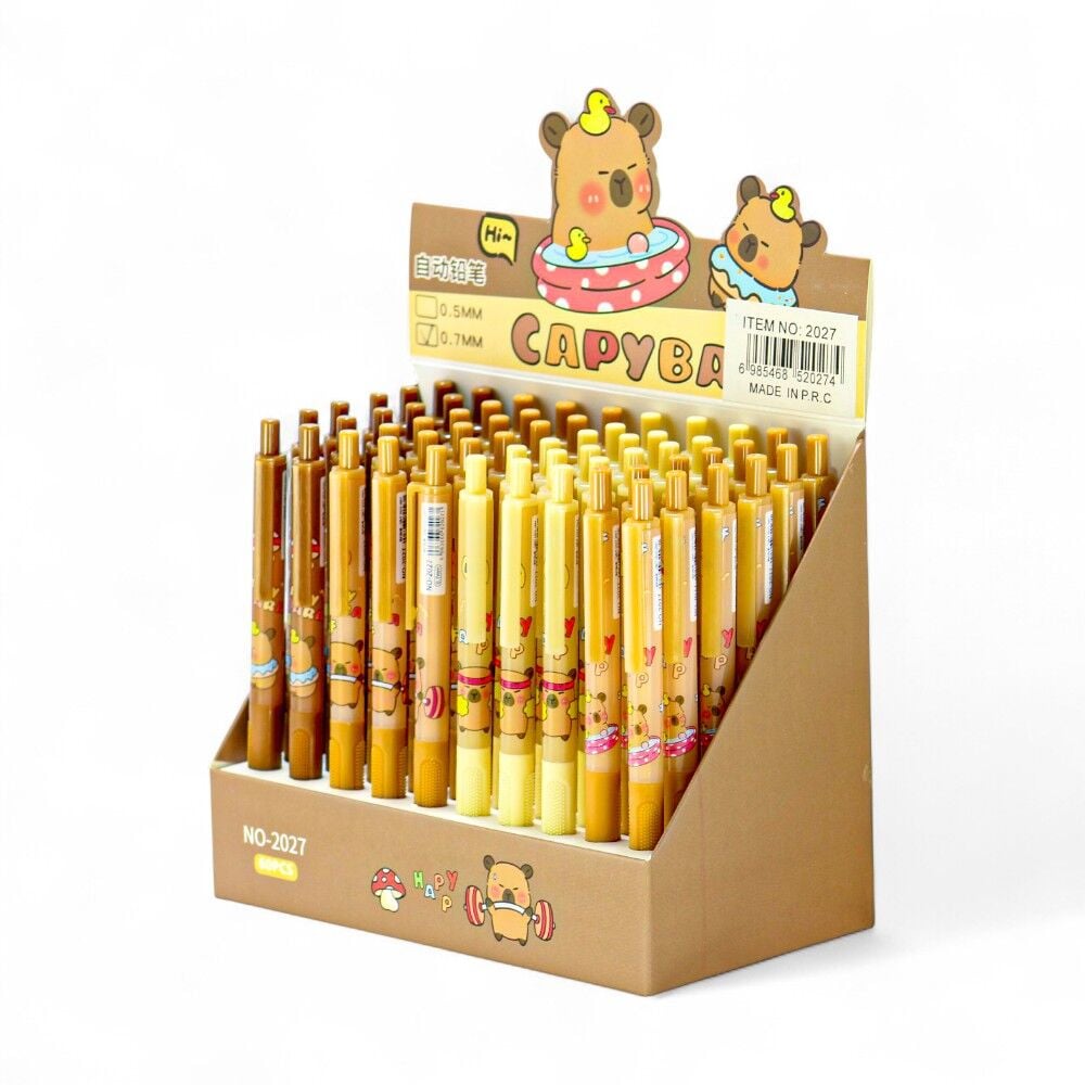 CAPY BARA DESENLİ VERSATİL KALEM 2027 0.7 MM 60LI PAKET