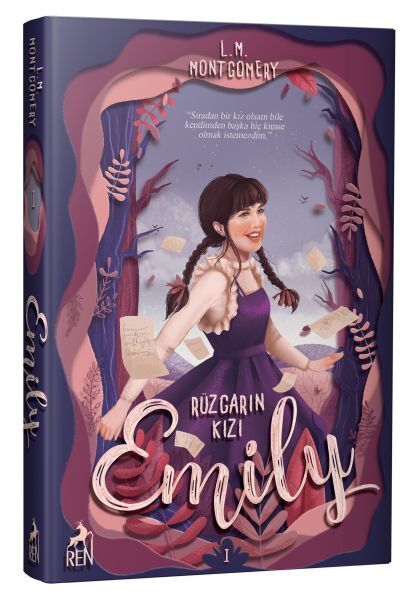Rüzgarın Kızı Emily Özel Kitap Ayracı İle Ciltli
