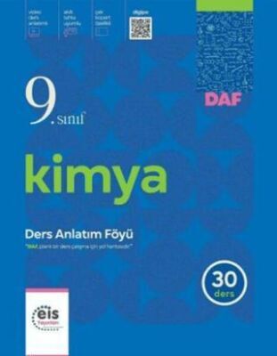 Eis Yayınları 9. Sınıf Kimya Ders Anlatım Föyü