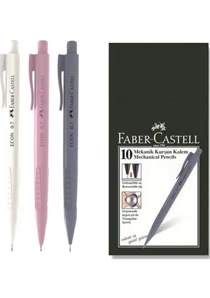 Faber Castell Econ Versatil GenZ, 0.7, 10'lu PAKET