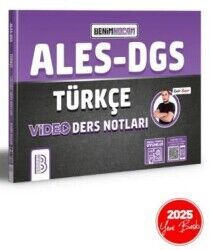 Benim Hocam 2025 ALES DGS Türkçe Video Ders Notları