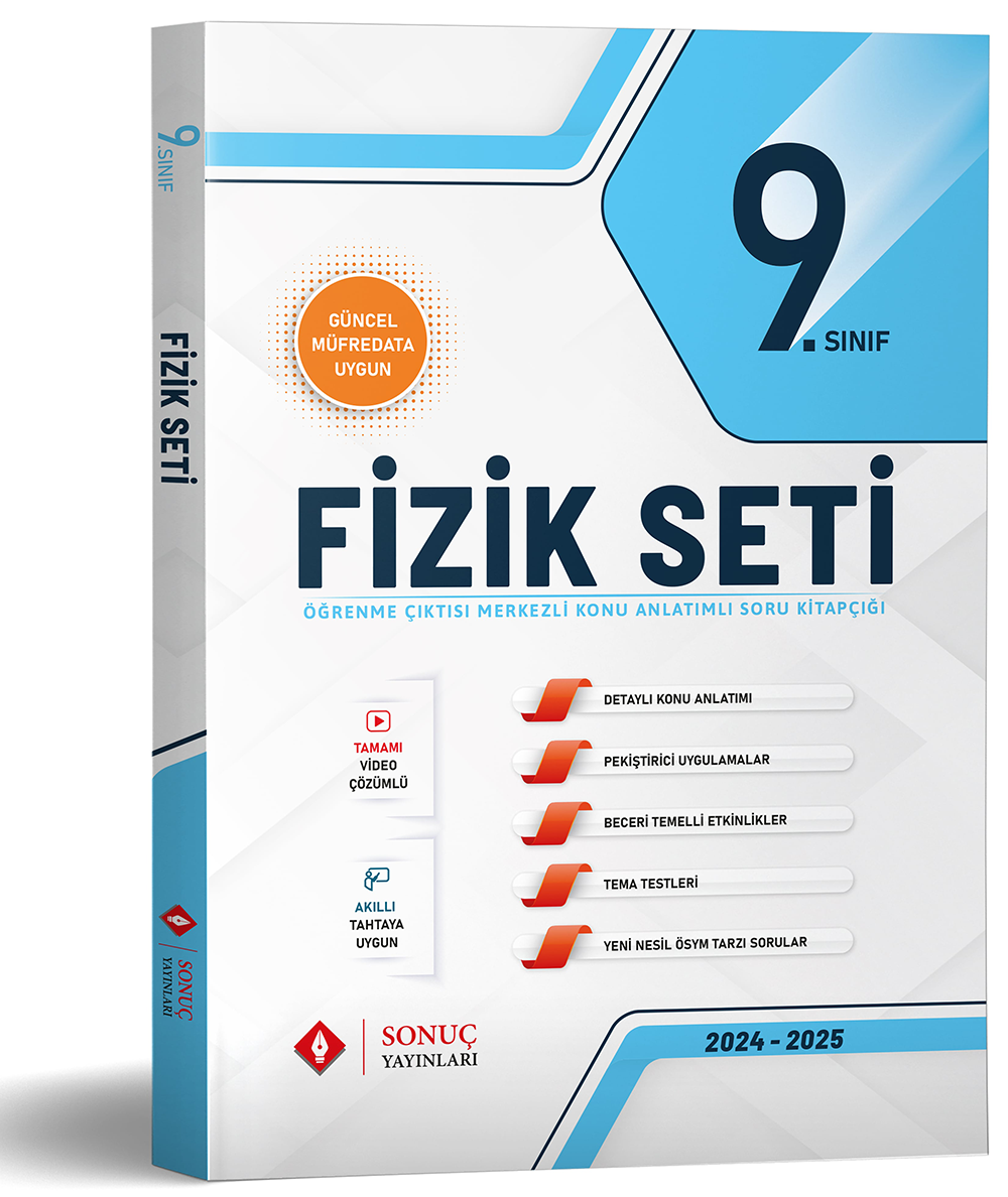 9.Sınıf Fizik Set güncel müfredata uygun