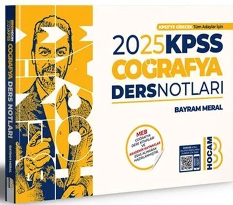 Benim Hocam 2025 KPSS Coğrafya Video Ders Notları