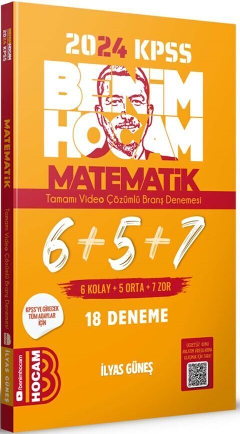 Benim Hocam 2025 KPSS Matematik Tamamı Çözümlü 6+5+7 Deneme