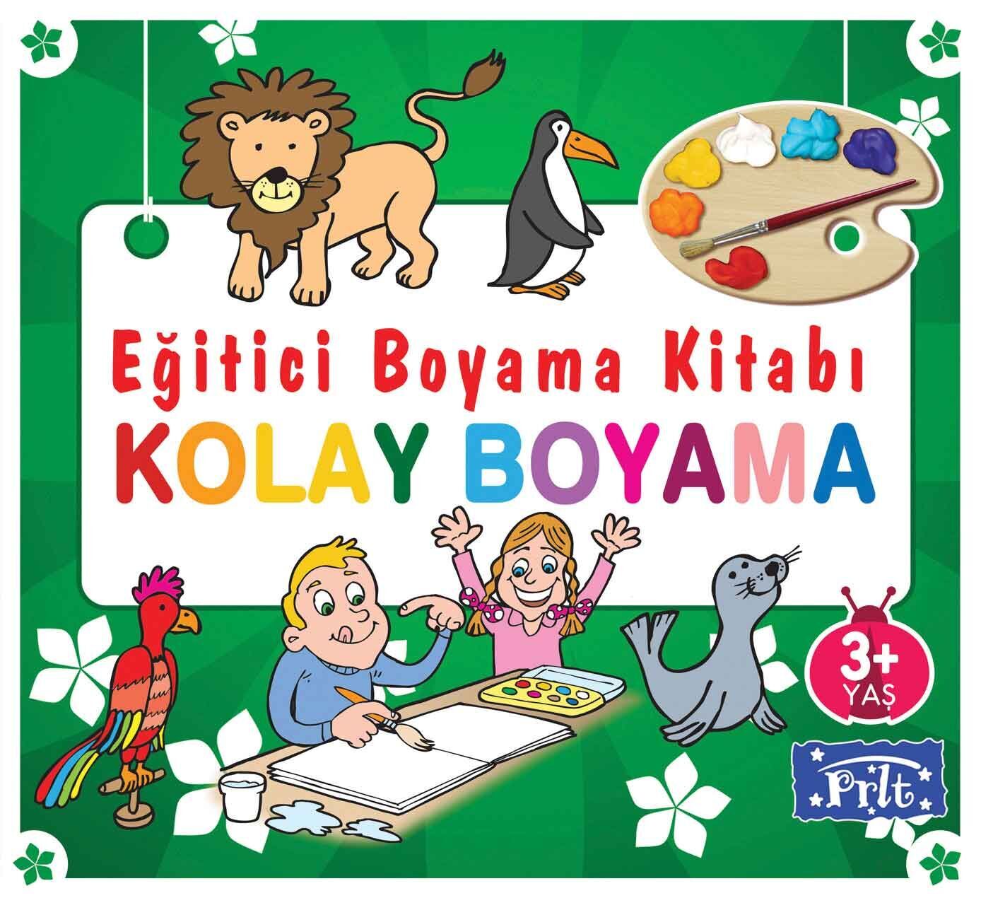 Eğitici Boyama Kitabı Kolay Boyama
