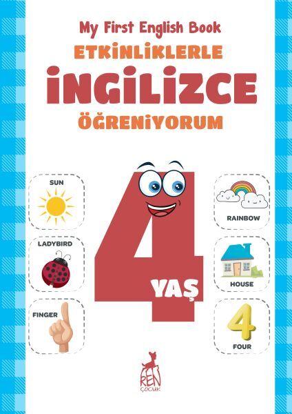 Etkinliklerle İngilizce Öğreniyorum 4 Yaş My First English Book