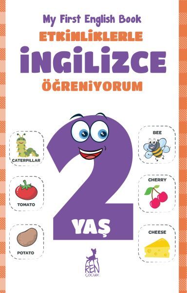 Etkinliklerle İngilizce Öğreniyorum 2 Yaş My First English Book