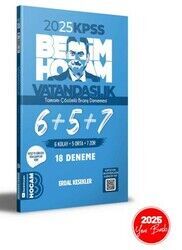Benim Hocam 2025 KPSS Vatandaşlık Tamamı Çözümlü 6+5+7 Deneme