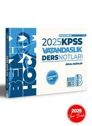 Benim Hocam 2025 KPSS Vatandaşlık Video Ders Notları