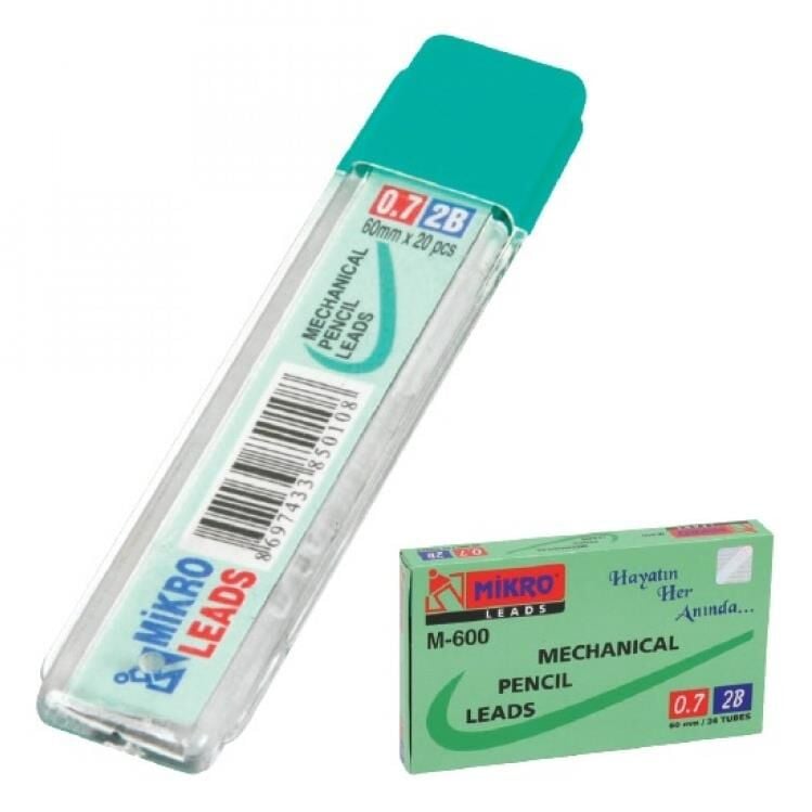 Mikro Min 2B 60mm Mekanik Kısa Uç 0.7mm M-600 / 24 adet