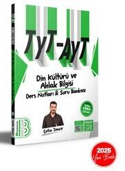 Benim Hocam TYT AYT Din Kültürü ve Ahlak Bilgisi Ders Notları ve Tamamı Çözümlü Soru Bankası