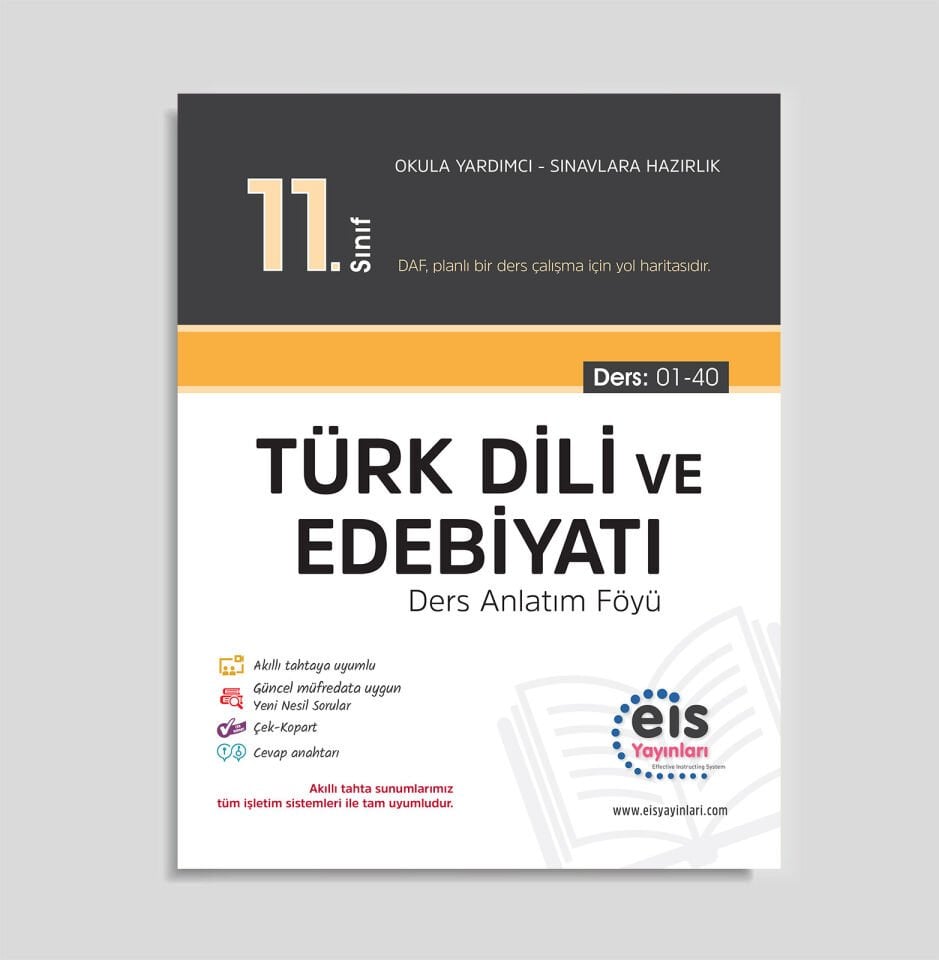 Eis Yayınları 11. Sınıf Türk Dili ve Edebiyatı Ders Anlatım Föyü