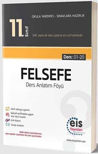 Eis Yayınları 11. Sınıf Felsefe Ders Anlatım Föyü