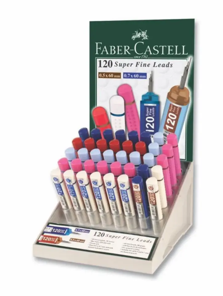 Faber-Castell Min Grip Süper Fine Lead 2B 120 Li 07 uç 60mm / Adet Stoklu Üründür