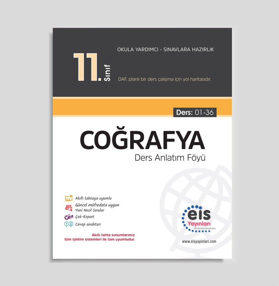 Eis Yayınları 11. Sınıf Coğrafya Ders Anlatım Föyü