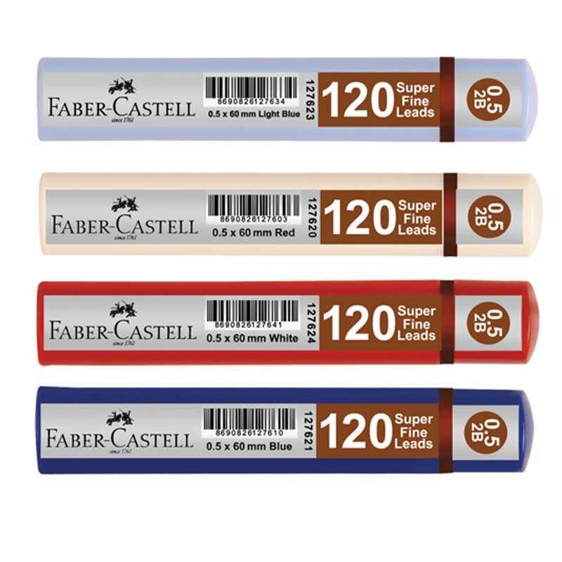 Faber-Castell Min Grip Süper Fine Lead 2B 120 Li 05 uç 60mm / Adet Stoklu Üründür