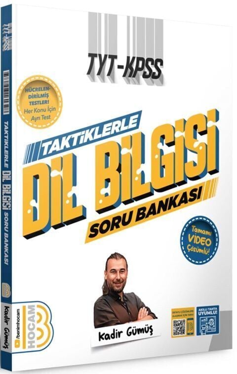 Benim Hocam TYT KPSS Taktiklerle Dil Bilgisi Tamamı Video Çözümlü Soru Bankası