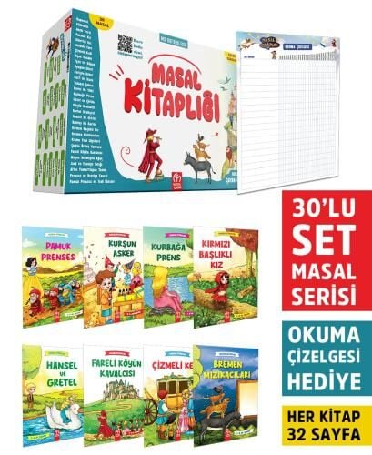 Masal Kitaplığı Hikaye Seti - 30 Kitap