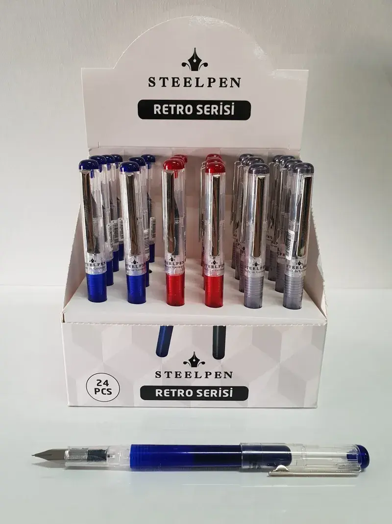 STEELPEN 4548 RETRO SERİSİ İ DOLMAKALEM 24LÜ