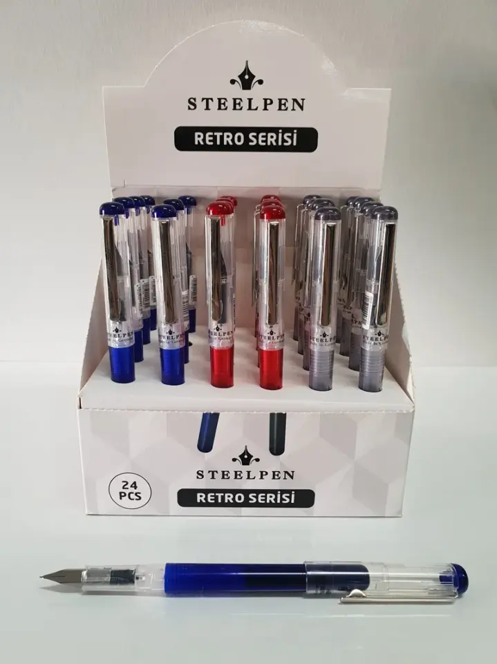 STEELPEN 4548 RETRO SERİSİ İ DOLMAKALEM 24LÜ