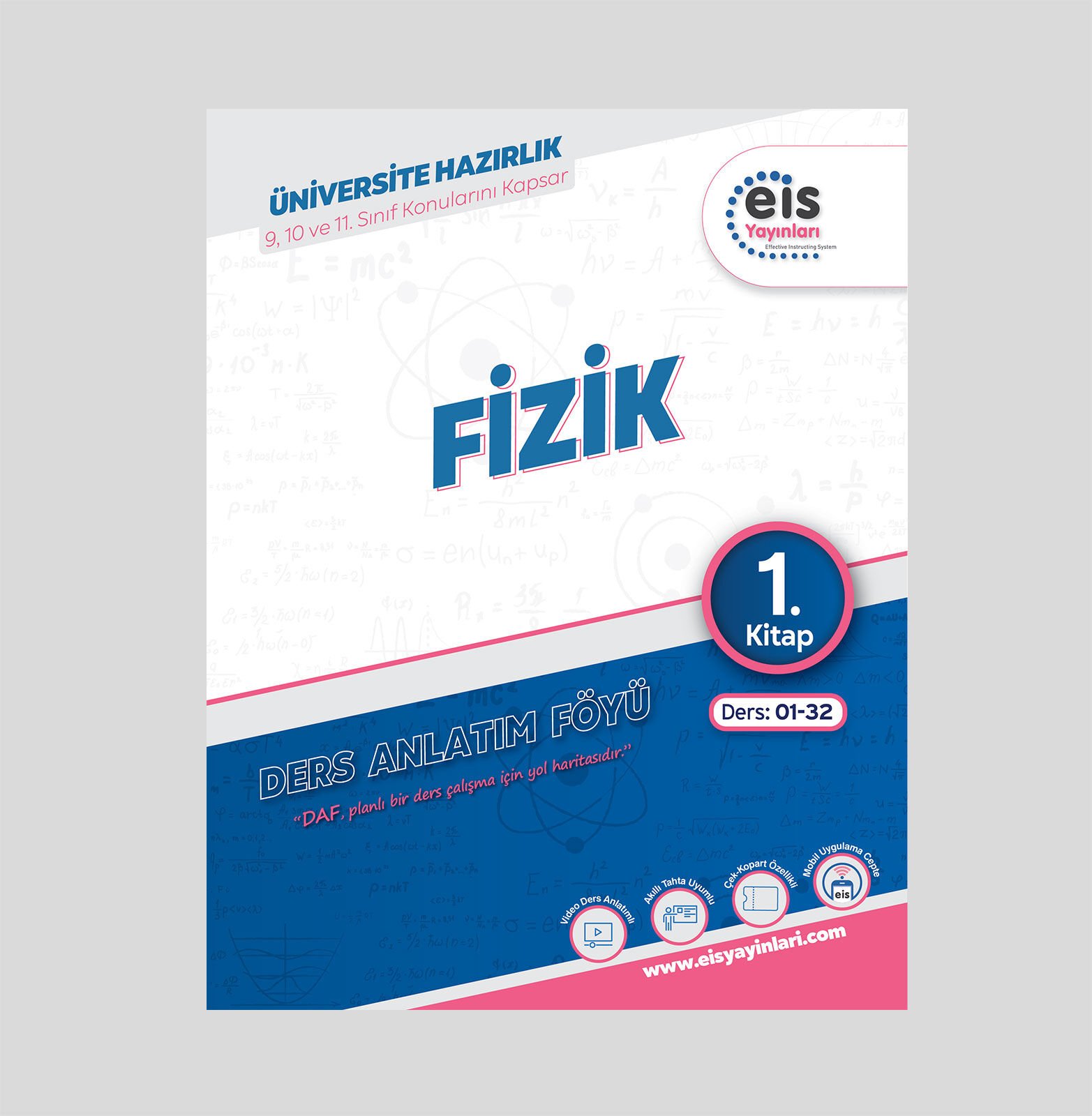 Eis Yayınları Fizik Ders Anlatım Föyü 1. Kitap - YKS Mavi Set