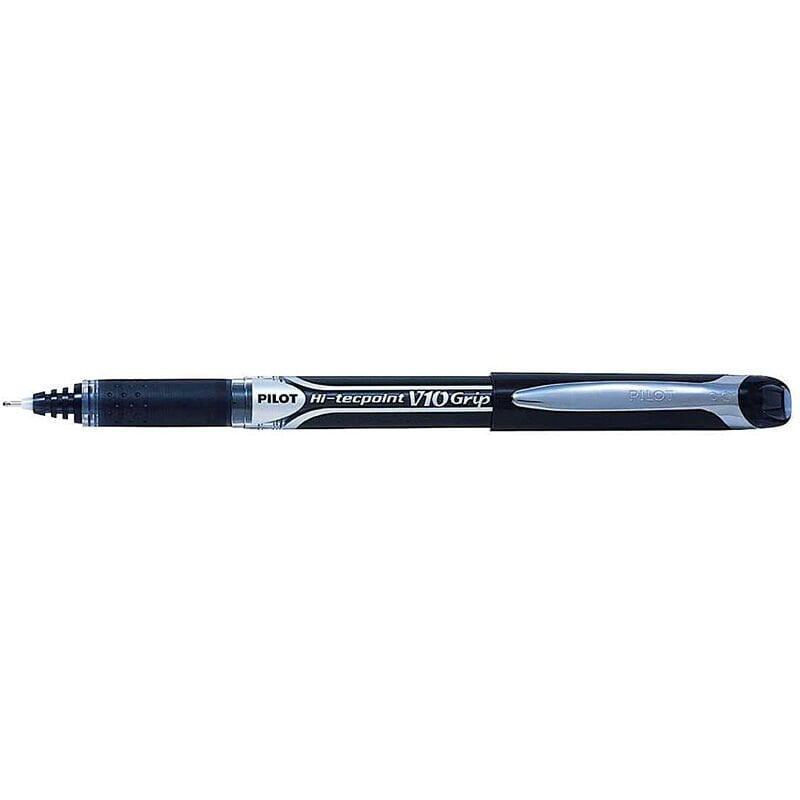 PILOT V10 GRİP ROLLER KALEM 1.0MM SİYAH ( 12 li Kutu )