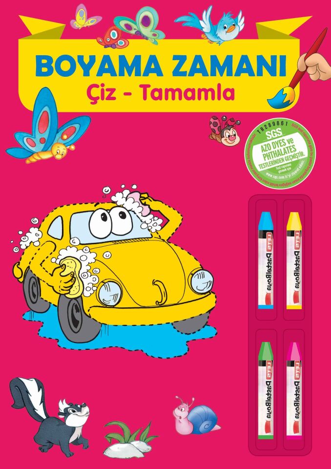 Boyama Zamanı Çiz Tamamla