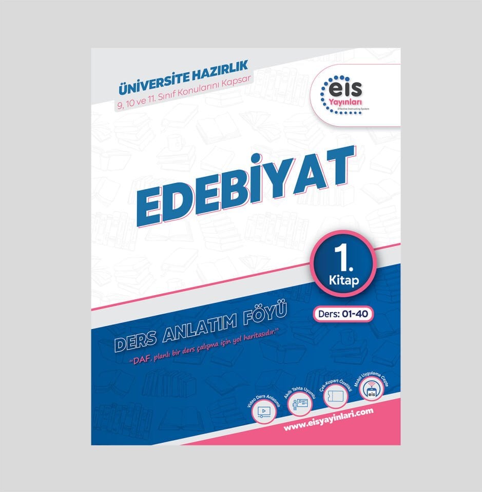 Eis Yayınları Edebiyat Ders Anlatım Föyü 1. Kitap - YKS Mavi Set