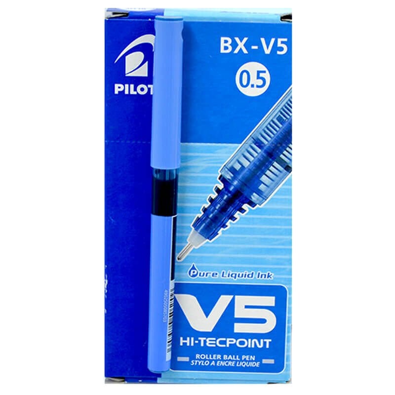 PILOT V5 İĞNE UÇ ROLLER KALEM 05MM MAVİ ( 12 li Kutu )