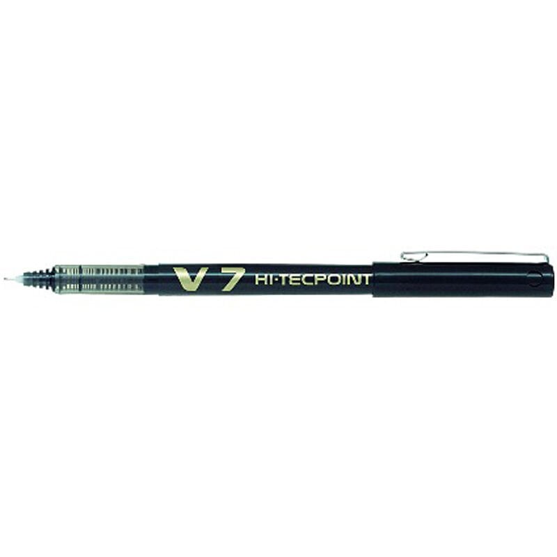 PILOT V7 İĞNE UÇ ROLLER KALEM 07MM SİYAH ( 12 li Kutu )