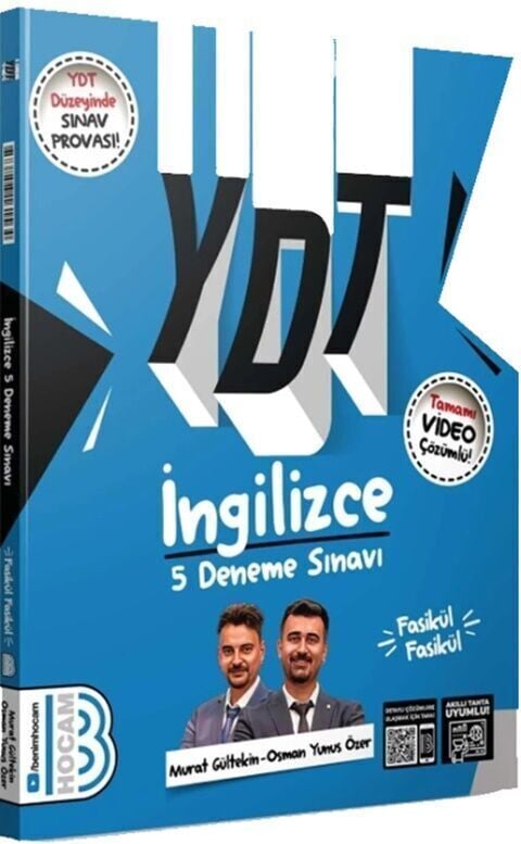 Benim Hocam YDT İngilizce 5 Deneme Sınavı