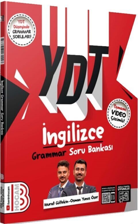 Benim Hocam YDT İngilizce Grammar Soru Bankası