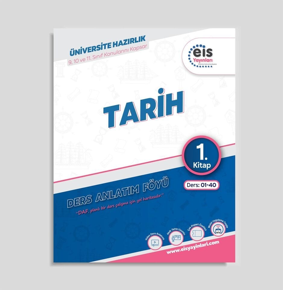 Eis Yayınları Tarih Ders Anlatım Föyü 1. Kitap - YKS Mavi Set