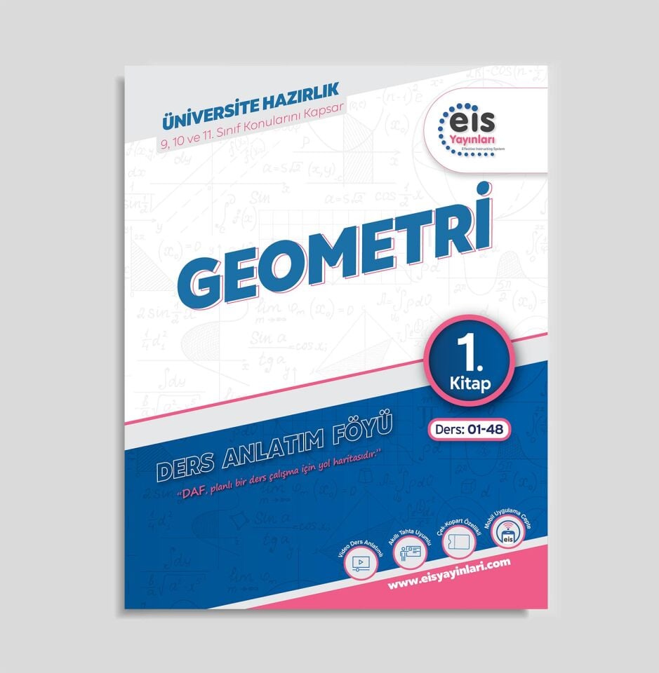 Eis Yayınları Geometri Ders Anlatım Föyü 1. Kitap - YKS Mavi Set