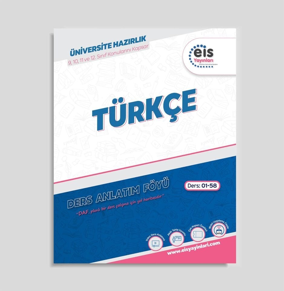 Eis Yayınları Türkçe Ders Anlatım Föyü - YKS Mavi Set