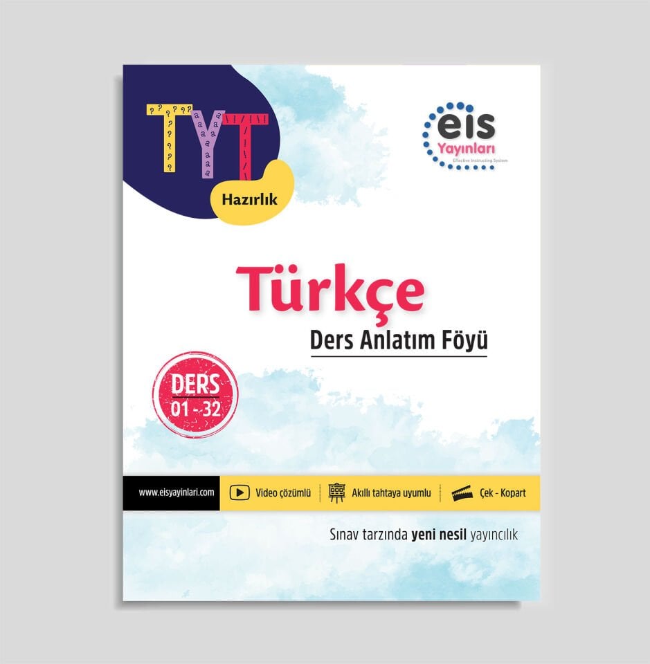 Eis Yayınları TYT Hazırlık Türkçe Ders Anlatım Föyü