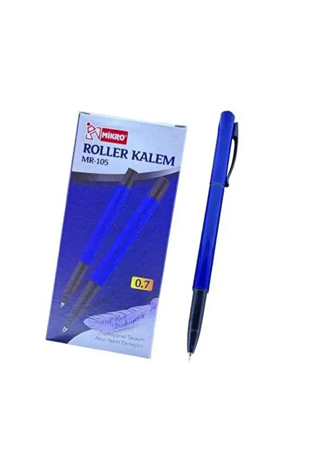 MİKRO MR105S ROLLER KALEM 07MM MAVİ ( 12 li Kutu )